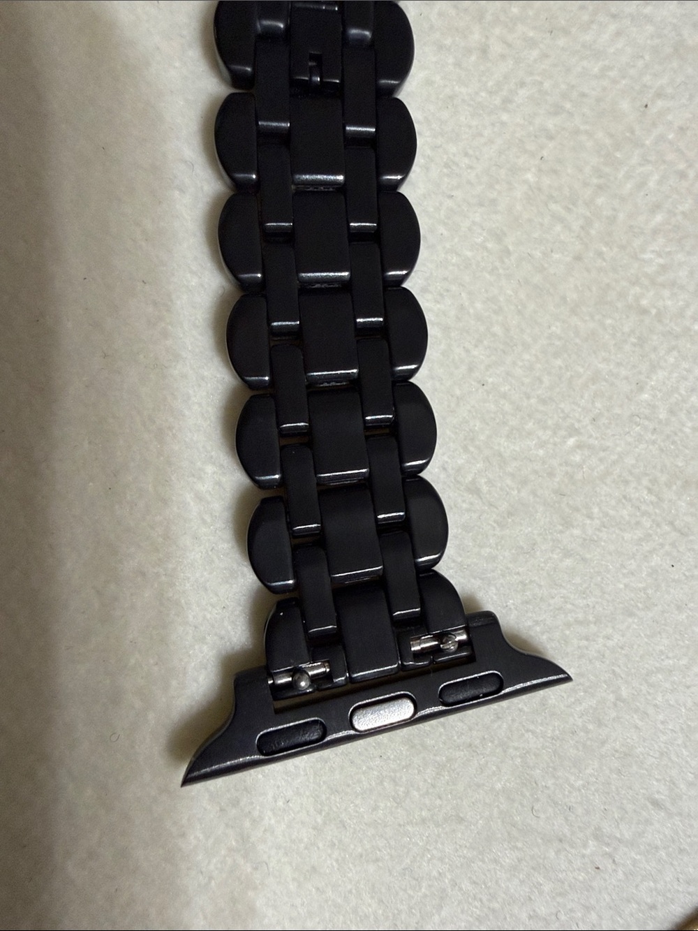Kate Spade Black Metal Link Apple Watch Band 38mm View 5